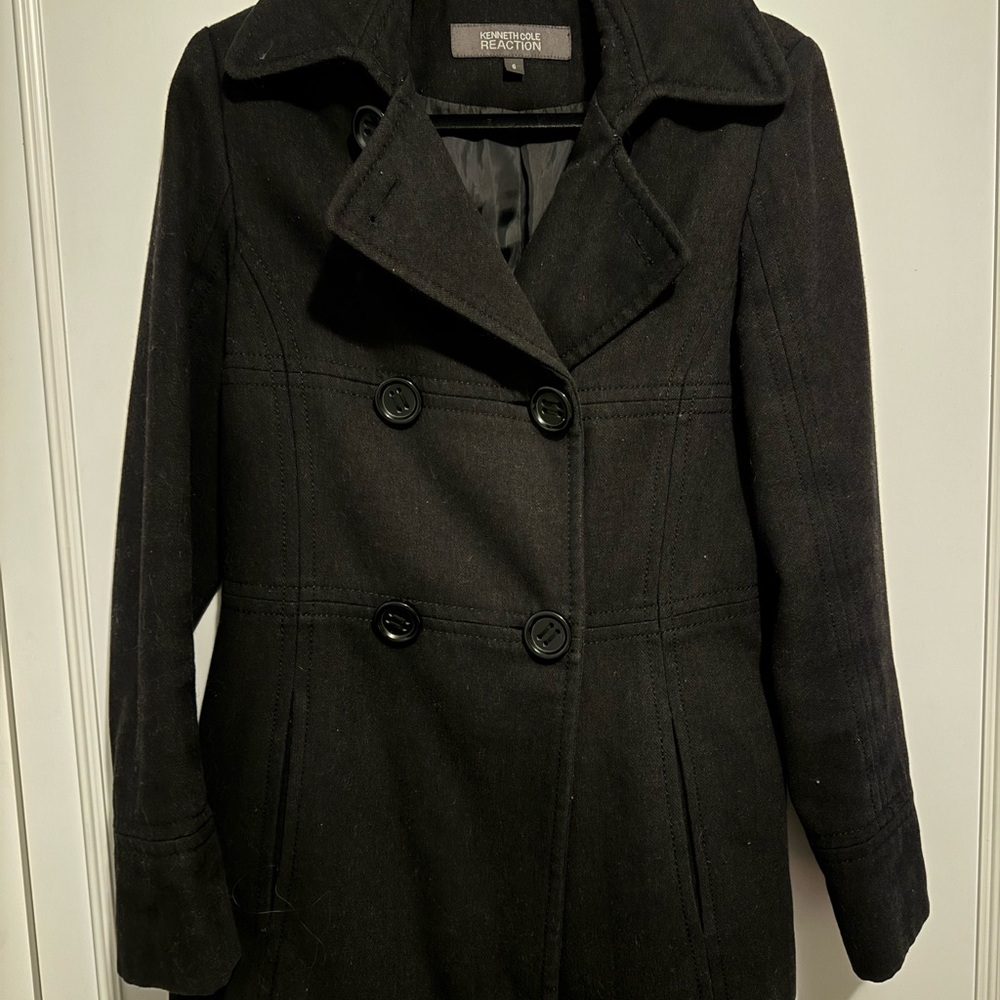 Kenneth Cole Reaction Charcoal Women's Peacoat